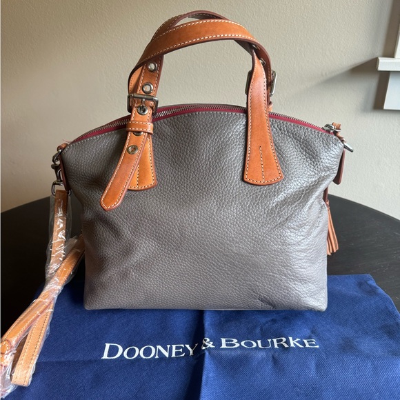 Dooney & Bourke Leather Trina Satchel - Picture 2 of 3